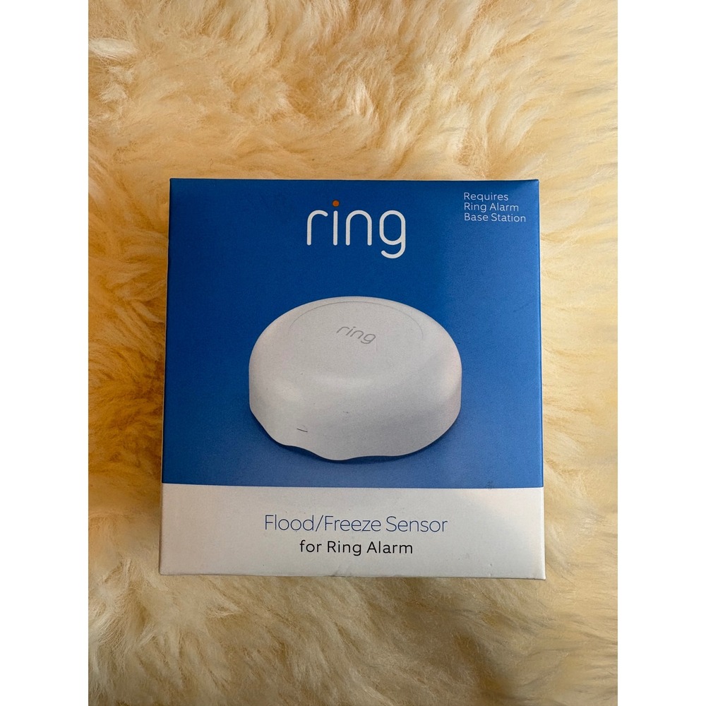 NEW Ring Flood and Freeze Sensor for Ring Alarm System White Z-Wave 4SF1S8-0EN0